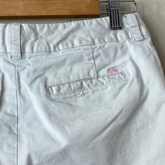 Vineyard Vines Tan Short Shorts Size 4 - Picture 4 of 5